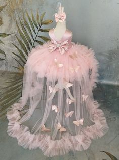 Infant Pageant, Butterfly Birthday Dress, Toddler Prom Dresses, Pink Baby Dress, Baby Birthday Dress, 1st Birthday Dresses, Chic Birthday, Birthday Girl Dress