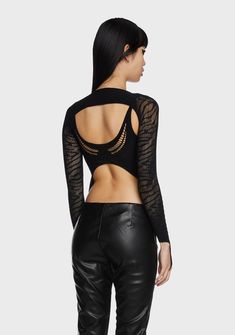 cuz you're the one to watch. This stretchy shapewear crop top has cut-out designs all over and comes with a long sleeve bolero shrug that has finger loop details. Reflective Pants, Sleeve Bolero, Chic Streetwear, You're The One, Bolero Shrug, Shapewear Tops, Youre The One, Cut Out Design, Shapewear