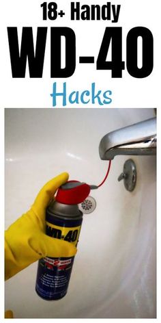 Wd 40 Uses Cleaning, House Management, Life Tricks, House Keeping, Cleaning House, Genius Ideas, Bathroom Smells