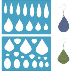 2 Styles Leather Earrings Making Jewelry Shape Template Teardrops Reusable Plastic Cutouts Cutting Stencil Lapidary Templates for Tear Drop Bracelets Making Jewelry DIY Crafts 5x3.5 Bracelets Making, Shape Templates, Earrings Making, Stencil Template, Jewelry Diy, Tear Drop, Leather Earrings, Making Jewelry, Diy Bracelets