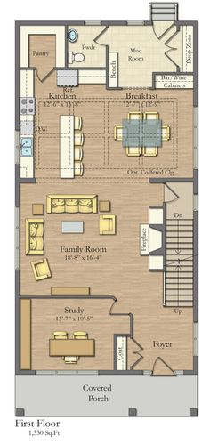 the floor plan for a two bedroom apartment with an attached kitchen and living room area