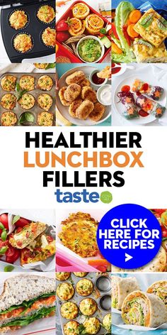 the healthier lunchbox fillers taste cookbook