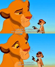 the lion king is talking to each other