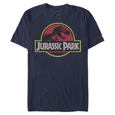 PRICES MAY VARY. The park is open! Celebrate the Jurassic Park series with this awesome t-shirt Comfortable cotton blend shirt with printed logo Printed the USA Short sleeve t-shirt, crew tee, slim fit, pre shrunk, made in USA, machine wash, fashion tee, dino, dinosaur, monster, fossil, logo, t-rex, sunset, safari Sunrise Logo, Jurassic Park T Rex, Jurassic Park T Shirt, Dinosaur Tshirt, Jurassic Park Logo, Jurassic Park Movie, Black Tees, Dinosaur Shirt, Slim Fit Shorts