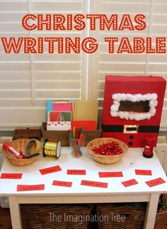 a table topped with lots of crafting supplies