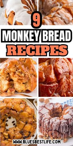 A collection of sweet and savory monkey bread recipes for appetizer, breakfast or dessert. Pull Apart Muffins With Cinnamon Rolls, Pull Apart Bread Recipes Easy, Monkey Bread In Loaf Pan, Biscuit Monkey Bread Easy, Sweet Monkey Bread, Monkey Bread Ideas, Orange Monkey Bread, Easy Dutch Oven Bread, Monkey Bread With Canned Biscuits