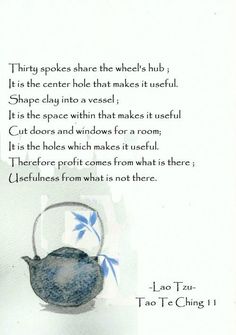 the poem is written in two languages with an image of a teapot on it