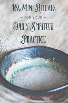 Sometimes creating and maintaining a daily spiritual practice can seem like a daunting task. Maybe you just don’t know where to start or what types of actions and meditations are appropriate for you, or maybe you find yourself falling off the wagon with the daily rituals you have tried to create. Morning Ritual Witch, Cleaning Ritual Witch, Hygge Witch, Witchy Rituals, Rituals Witchcraft, Daily Magic, Wiccan Crafts