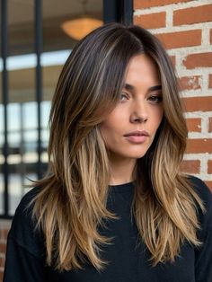 Shoulder Hair Length With Layers, Front Frame Haircut, Tapered Ends Haircut, 90s Mom Hair Bangs, Least Damaging Hair Styles, Haircuts For Oily Hair, Middle Part Hairstyles Women Over 40, Medium Long Hair With Layers Straight, Longer Face Framing Layers