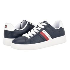 PRICES MAY VARY. The Jallya by Tommy Hilfiger is a cool addition to their fall lineup. Perforated sidewall detailing with classic Tommy Hilfiger logo is sure to up the sporty-cool game of a court-inspired sneaker. Est. 1985, Tommy Hilfiger is a leading lifestyle brand celebrating the essence of American style. Round Toe Lace up Closure Imported Iconic Logo Design, Tommy Hilfiger Logo, Iconic Logo, Kids Luggage, Tommy Hilfiger Women, Neutral Color, Lifestyle Brand, Pharmacy Gifts, Lifestyle Brands