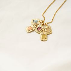 24 K Gold Plated Necklace, 1 Piece Only. Gold Square Pendant Necklace Nickel Free, Multicolor Brass Elegant Necklaces, Elegant Multicolor Brass Necklaces, Plate Necklace, Gold Plated Necklace, Womens Jewelry Necklace, 1 Piece, Gold Plate, Jewelry Necklaces