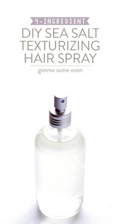 Diy Sea Salt Spray, Texturizing Hair, Sea Salt Spray For Hair, Sea Salt Hair, Scrub Corpo, Sea Salt Spray, Gimme Some Oven, Diy Sprays