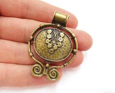 #charm#pendants#necklace#charms#bronze#jewelry Traditional Bronze Pendant Necklace, Bronze Antique Finish Round Pendant Necklace, Antique Etched Bronze Necklace, Antique Bronze Necklace With Cabochon, Bronze Vintage Amulet Charm Jewelry, Pendants Necklace, Necklace Charms, Antique Pendant, Bronze Jewelry