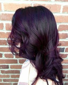 Dark Purple Hair Color, Spring Hair Color Trends, Hair Color Burgundy, Spring Hair Color, Hair Color Shades, Hair Color Purple