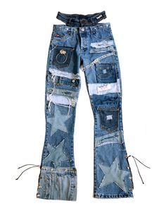 denim lovers Reworked Denim, Baggy Clothes, Upcycled Denim, Recycled Denim