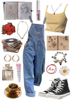 Cloth Ideas, Outfit Aesthetics, Look Grunge, Spring Clothes, Aesthetic Outfit, Mode Vintage