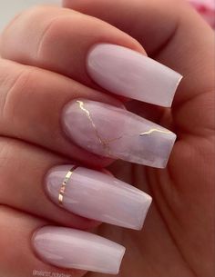 Adorable Nails, Ballerina Nails Designs, Girls Nail Designs, Nails Styles, Idea Nail, Squoval Nails, Subtle Nails, Beige Nails, Colored Acrylic Nails