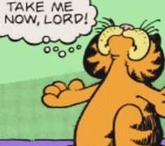 an image of a cartoon cat saying take me now lord