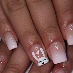 Somebunny Loves You, Bunny Nails, Easter Nails, Pastel Nails, March 27, Nail Artist, Nail Tech, Spring Nails, Link In Bio