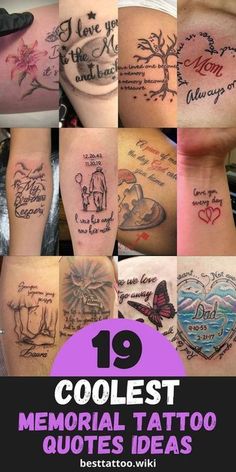 the top ten memorial tattoos for men and women