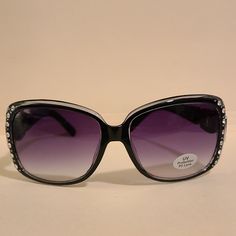 Womens Rhinestone Sunglasses Temple To Temple: 5.5 Inches Arm Length:5 Inches Each Pair Is Brand New Purple Wishlist, 2000s Sunglasses, Y2k Sunglasses, Rhinestone Sunglasses, Purple Sunglasses, Big Sunglasses, Aesthetic Y2k, Hair Tattoos