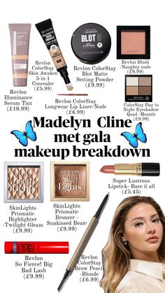 Madeline Cline Makeup, Revlon Blush, Madeline Cline, Light Lipstick, Revlon Super Lustrous, Makeup Board, Makeup Looks Tutorial