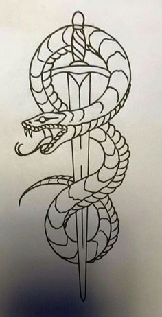 Knife Tattoo Traditional, Tattoo Design Snake, Knife Tattoo Design, Snake Knife, Country Tattoo, Snake And Dagger Tattoo, Joe Abercrombie, Snake Sketch, Art Expressions