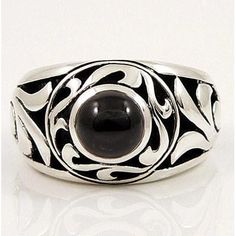 925 Sterling Silver Black Onyx Mens Ring Black Onyx Ring Men, Onyx Ring Men, Gothic Wedding Rings, Gothic Engagement Ring, Gothic Ring, Biker Rings, Black Onyx Necklace, Sterling Silver Mens Rings, Gothic Necklace