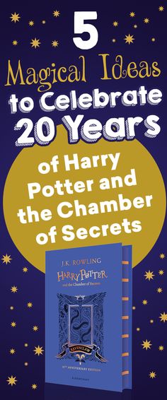 the cover of harry potter's 5 magic years to celebrate 20 years of harry potter and