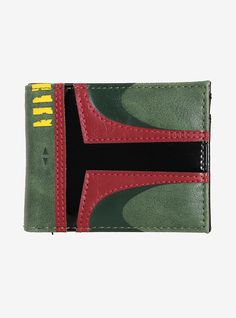 Star Wars Boba Fett Wallet - BoxLunch Exclusive, , hi-res Galaxies Stars, Boba Fett, The Galaxy, The Star, Continental Wallet, Leather Wallet, Slots, Card Holder, Star Wars