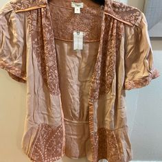 Ntw Size Small Anthropologie Outfits, Anthropologie Clothing, Anthropologie Top, Apparel Accessories, Anthropologie, Blush, Womens Tops, Size Small, Fabric