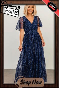 Blue Embossed Wrap V Neck Maxi Dress V Neck Maxi Dress, Women Dresses, Maxi Dresses, Dresses Maxi, Shop Now, Maxi Dress, V Neck, Dresses, Blue