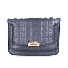 Chanel Navy Leather & Crochet Square Quilt Reissue Flap Bag 0.5lb Chanel Leather Crochet, Navy Chanel, Chanel 2, Crochet Square, Navy Leather, Chanel Bags, Square Quilt, Classic Flap, Flap Bag