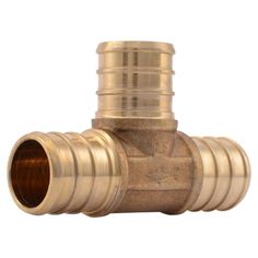 an image of a brass colored pipe