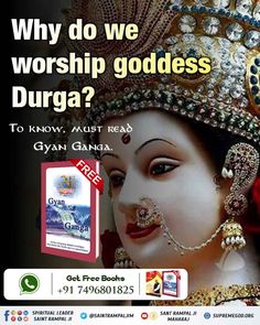 an advertisement for the book why do we worship godess durag? by gyan gana