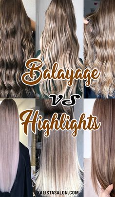 Full Highlight Vs Partial, Full Foil Vs Balayage, Balayage Vs Highlights Brunettes, Difference Between Balayage And Highlights, Bayalage Vs Highlights, Types Of Highlights For Hair, Full Highlights For Dark Hair, Foils Vs Balayage, Balayage Vs Highlights