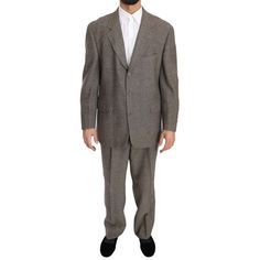 100% Authentic Fendi Single Breasted Suit With Blazer And Pants. Brand New With Tags. Color: Light Brown. Style: Single Breasted Suit; Includes Blazer And Pants. Closure: Three Button Closure. Fitting: Regular Fit. Two Inside Pockets. 3-Way Pants Zipper Closure. Made In Italy. Very Exclusive And High Craftsmanship. Material: 100% Wool. Lining: 50% Rayon 50% Acetate. Perfect For Men. Designer Suits With Button Closure, Designer Business Suits, Designer Business Suits With Pockets, Single Breasted Suit, Brown Style, Wool Suit, Designer Suits, Color Light, Mens Suits