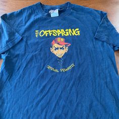 "Title: Offspring T-shirt Size: Large Made in: USA Material: Cotton Pit to pit: 22\" Length: 30\" Notes: authentic from 1999/2000 tour" The Offspring Shirt, 90s Band Logo Cotton T-shirt, Tour T Shirts, Graphic Tees, Gender Neutral, Tops & Tees, Adult Outfits, T-shirt, Top Outfits