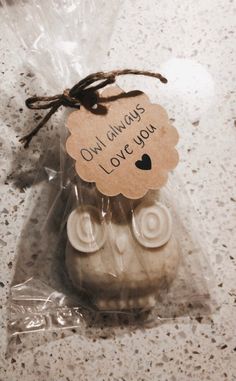 "☀️How adorable are these Owl soaps! Perfect for a cute little gift for Valentine's Day, birthday OR as a small gesture of love! 😍 ☀️These owls are made with a *Detergent free* creamy *OATMEAL* soap base. ☀️Scented in twilight woods! A bath and body dupe! Smells like the real thing!  ☀️Approx 3.5oz ☀️3x2in  This listing is for ONE soap. Comes packaged with tag of your choice, cellophane bag & ribbon. ☀️You have 4 \"owl pun\" sayings to pick from , please let me know what saying you would like.☀️ Please message me with any questions!" Owl Pun, Soap Party Favors, Twilight Woods, Creamy Oatmeal, Oatmeal Soap, Owl Gifts, Owl Lovers, Soap Base, Beauty Soap