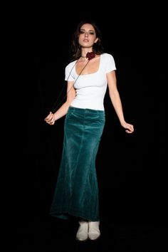 Make a statement with the Low Rise Mermaid Corduroy Maxi Skirt, designed to offer both comfort and elegance. Crafted from 97% cotton and 3% spandex, this skirt delivers a soft feel with just the right amount of stretch. The low-rise fit and mermaid silhouette create a figure-flattering shape, perfect for casual outings or dressy occasions. Its textured corduroy fabric adds a touch of sophistication to any outfit. Key Features: 97% cotton and 3% spandex for softness and stretch Low-rise fit with a mermaid silhouette for a flattering look Corduroy fabric adds texture and elegance Maxi length perfect for both casual and formal occasions Easy to style with various tops and accessories Low Rise Outfit, Cashmere Dress, Corduroy Skirt, Mermaid Silhouette, Elegant Skirt, Cotton Spandex, Low Rise, Formal Occasion, Teal Blue