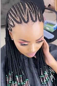 Tribal Braids Cornrow Patterns, Braiding Ideas, Center Part, Deep Roots, African Hair, Cornrow, African Hairstyles, Natural Hair