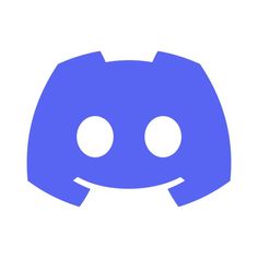 a blue object with two white circles on it's face and one black circle in the middle