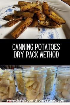 canning potatoes and dry pack method