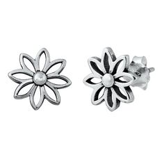 Sterling Silver Flower Garden Nature Outline Stud Earrings 925 New Jewelry Female Unisex All our silver jewelry is crafted from .925 silver also commonly referred to as sterling silver. Sterling silver is the standard for beautiful high-quality silver jewelry and can not be replicated by lower priced silver plated jewelry. It is 92.5% pure silver, mixed with alloys to add strength and durability to stand the test of time. We promise superior service which includes fast shipping, great communication, and Walmart's refund policy. Keep your fine jewelry shiny and elegant by storing it properly. Jewelry needs to be stored in a dry area, preferably away from air in a jewelry box or plastic bag. Avoid exposure to harsh chemicals. Use a polishing cloth to remove tarnish build-up over time. Size: Nature Outline, Tarnish Remover, Silver Plated Jewelry, Sterling Silver Flowers, New Jewelry, Plated Jewelry, Flower Jewellery, Lotus Flower Tattoo, Pure Silver