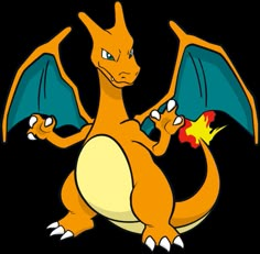 a yellow and blue dragon holding a star in it's right hand while standing on its hind legs