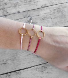 Minimalist Adjustable Bracelets For Birthday, Minimalist Adjustable Bracelet For Birthday, Minimalist Round Bracelets For Friendship, Gift Bracelets With Sliding Knot, Minimalist Adjustable Bracelets For Birthday Gift, Minimalist Adjustable Bracelet For Birthday Gift, Minimalist Pink Bracelets For Friendship, Sliding Knot Bracelet For Gift, Minimalist Pink Bracelet For Gift