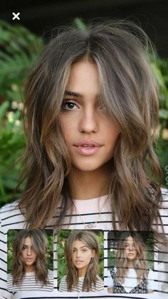 Hair Color Light Brown, Penteado Cabelo Curto, Hair Color Balayage, Light Brown Hair, Hair Color Trends, Long Hair Cuts, Brown Hair Colors