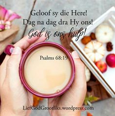 a woman holding a cup of coffee with the words god's word on it