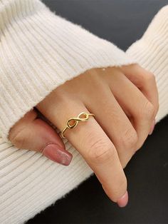 Details:Geometric \nStyle Type:Infinity Ring \nMain Stone:No Other Stone \nProduction Methods:Lab Created \nEvent:Engagement Rings \nMaterial:925 Sterling Silver \n Simplistic Promise Rings, Plain Wedding Rings For Women, Dainty Promise Rings, Winter Gala, Pinky Promise Ring, Rings Everyday, Cute Promise Rings, Premium Jewelry, Plain Rings