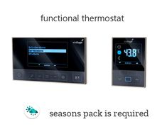 thermostaers are designed to look like they have different functions